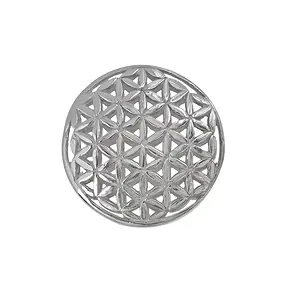 Blume des Lebens 21mm, Silber (1 St./VE) | GH Edelsteine, Heilsteine & Schmuck