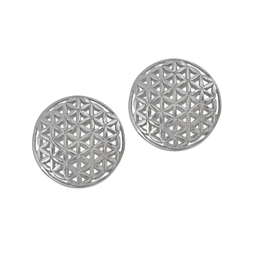 Fleur de vie 16mm, argent (2 pcs/UC) | Marco Schreier