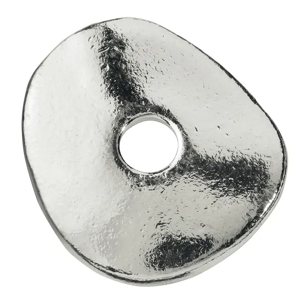 Disco a forma libera 12 mm, argento (4 pz./ UC) | Marco Schreier