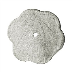 1905665092 Blumenscheibe 20mm, Silber matt (3 St./VE) | GH Edelsteine, Heilsteine &amp; Schmuck