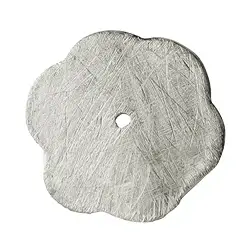 1905665092 Blumenscheibe 20mm, Silber matt (3 St./VE) | GH Edelsteine, Heilsteine & Schmuck