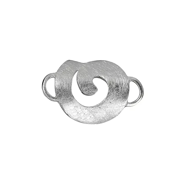 Wellen 20mm, Silber matt (3 St./VE) | Schreier Edelsteine, Heilsteine & Schmuck