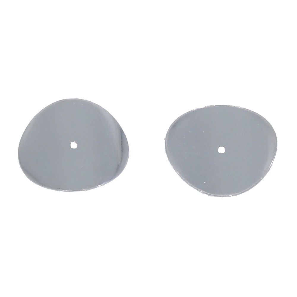 Disco piegato 14 mm, argento (8 pz./ UC) | grossista gemme e pietre curative
