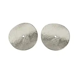 1905665202 Scheibe gebogen 20mm, Silber matt (4 St./VE) | Edelsteine, Heilsteine & Schmuck