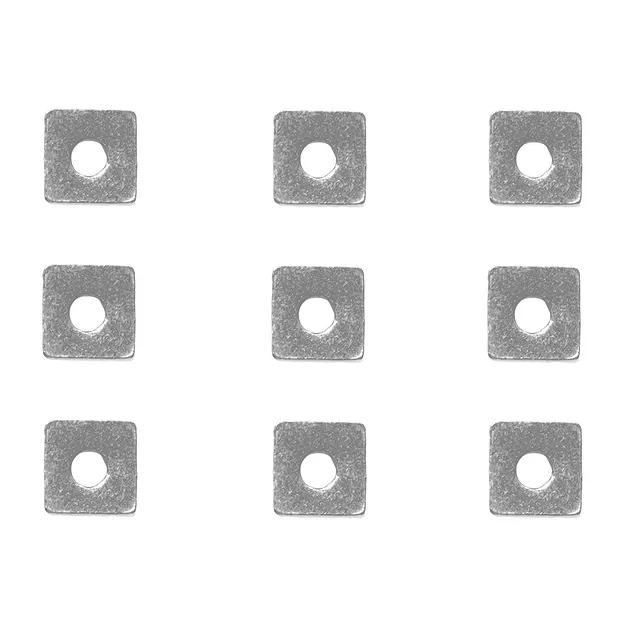 Disk square 03 x 03mm, silver (62 pcs./ PU) | wholesaler gems & healing stones