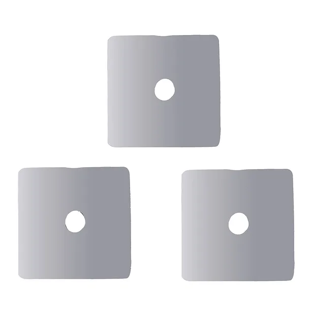 Disco quadrato 05 x 05 mm, argento (20 pz./confezione) | Marco Schreier