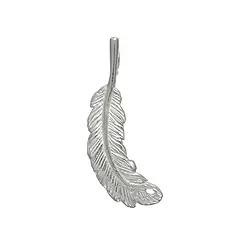 1905671021 Feder Eule 24mm, Silber (4 St./VE) | Großhandel Edelsteine, Heilsteine & Schmuck
