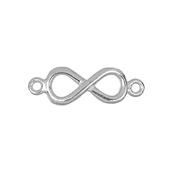 1905672021 Symbol infinity 20 x 7mm, 2 eyelets, silver (3 pcs./ PU) | Marco Schreier