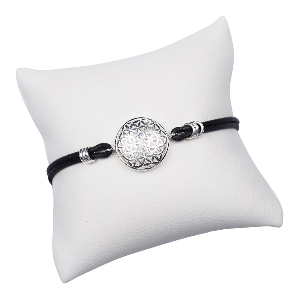 Blume des Lebens mit Ösen 16mm, Silber (2 St./VE) | Marco Schreier