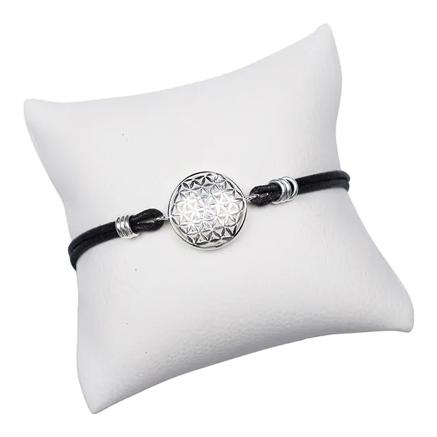 Fleur de vie avec anneaux 16mm, argent (2 pcs/UV) | Marco Schreier