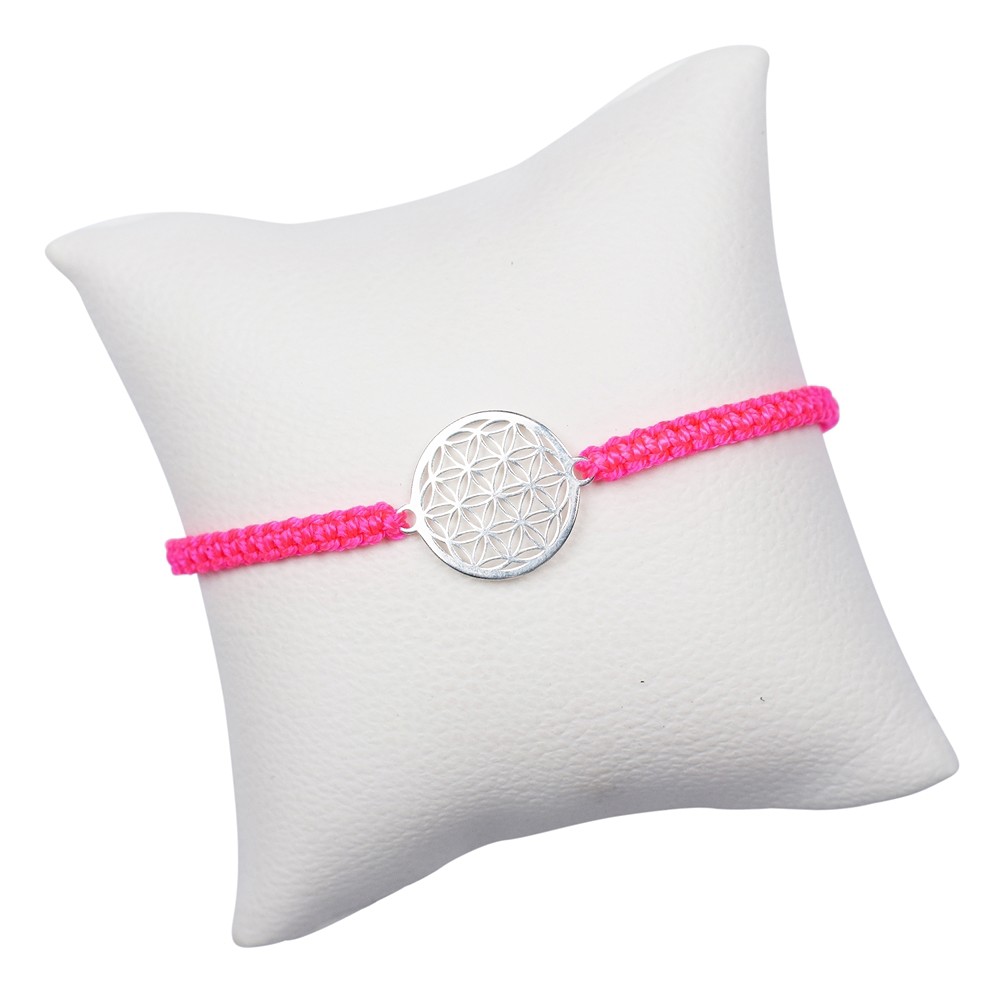 Flor de la vida con Anillas 15mm, plata (3 uds./VE) | Marco Schreier