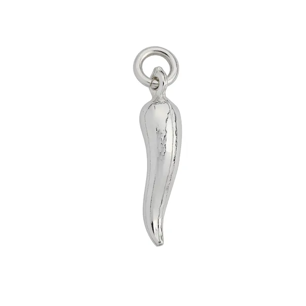 Gousse de piment avec anneaux 20mm, argent (2 pcs/Unité) | Marco Schreier