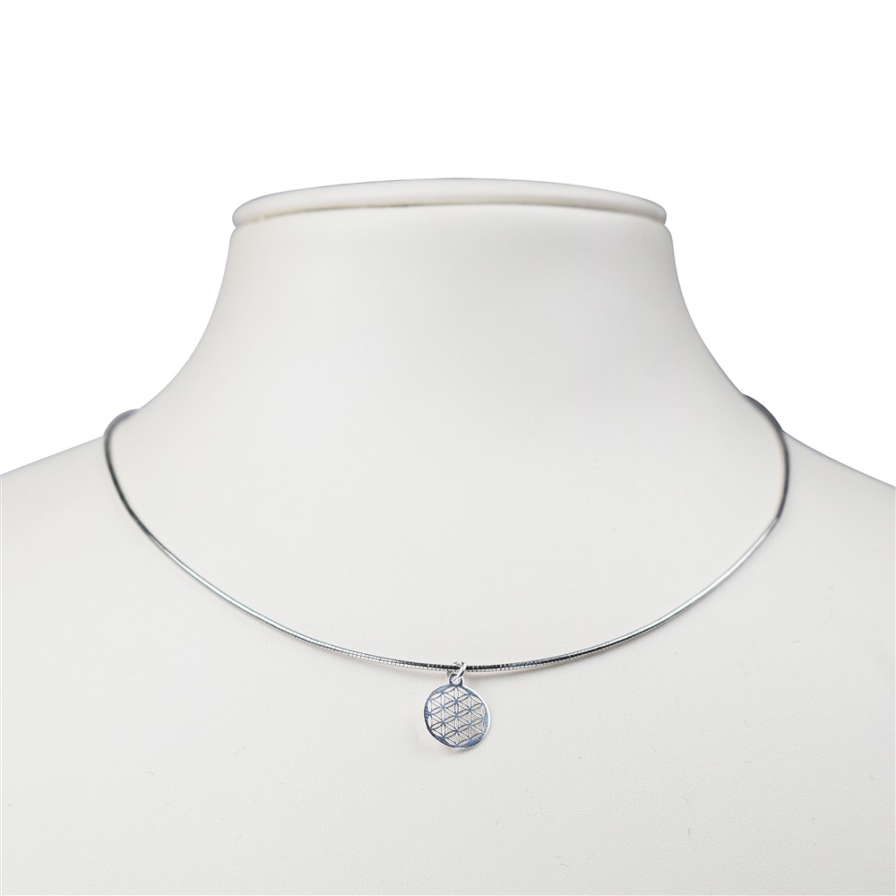 Anhänger Blume des Lebens mit Öse und Ring 10mm, Silber (4 St./VE) | Marco Schreier