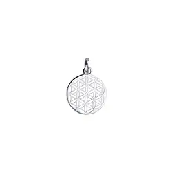 1905672131 Flower of Life pendant with eyelet and ring 10mm, silver (4 pcs./ PU) | Marco Schreier