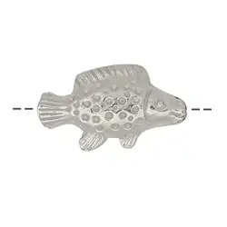 1905675021 Fisch (Forelle) 25 x 12mm, Silber (1 St./VE) | Edelsteine, Heilsteine & Schmuck