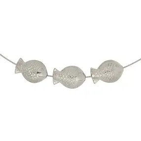 Pesci 25 x 18 mm, argento (1 pz./ UC) | grossista gemme e pietre curative