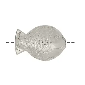 Pesci 25 x 18 mm, argento (1 pz./ UC) | grossista gemme e pietre curative