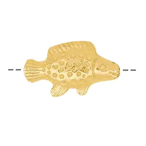 Pisces (trout) 25 x 12mm, silver antique (1 pc./ PU) | Marco Schreier