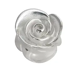 1905695011 Rosenblüte 17mm, Silber (1 St./VE) | Großhandel Edelsteine, Heilsteine & Schmuck