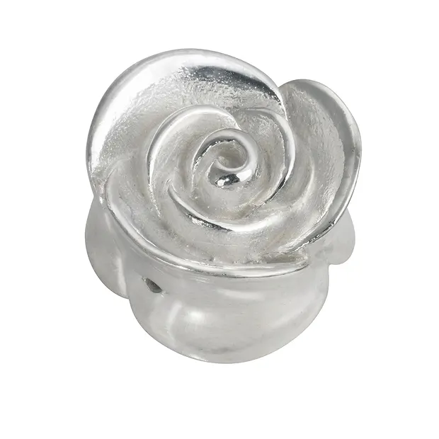 Pétalo de rosa 17mm, plata (1 ud./VE) | Marco Schreier