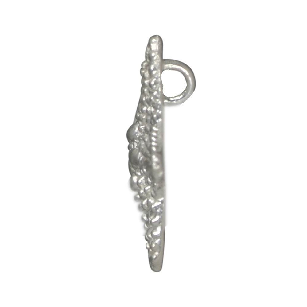 Starfish 19mm, silver (2 pcs./ PU) | wholesaler gems, healing stones & jewelry
