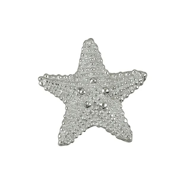 Etoile de mer 19mm, argent (2 pcs/UC) | Marco Schreier