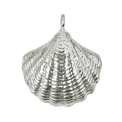 1905696031 Shell 19mm, silver (1 pc./ PU) | minerals trade - gems, healing stones & jewelry