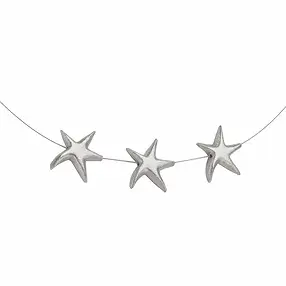Seestern 18 x 16mm, Silber matt (2 St./VE) | GH Edelsteine, Heilsteine & Schmuck