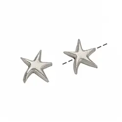 1905696082 Etoile de mer 18 x 16mm, argent mat (2 pcs/UC) | Marco Schreier