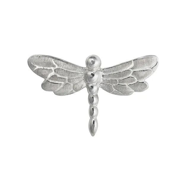 Libélula con dos Anillas 20mm, plata (1 ud./VE) | Marco Schreier