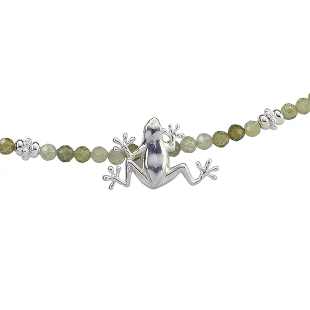 Frosch mit Ösen 22mm, Silber (1 St./VE) | GH Edelsteine, Heilsteine & Schmuck
