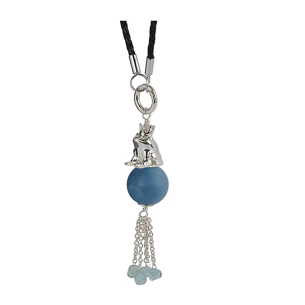 Frog King 20mm, silver (1 pc./ PU) | wholesaler gems, healing stones & jewelry