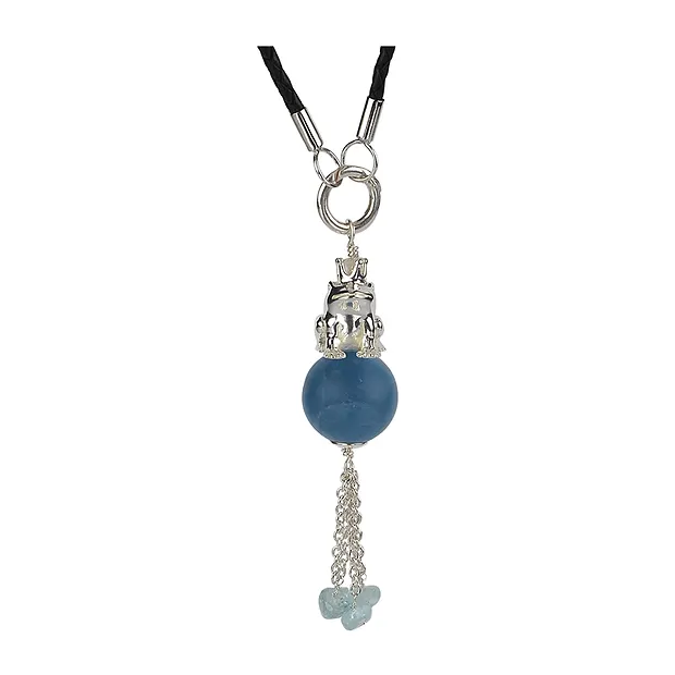 Frog King 20mm, silver (1 pc./ PU) | wholesaler gems, healing stones & jewelry