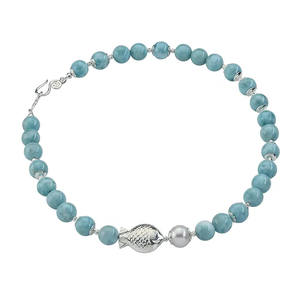 Fisch 25mm, Silber (1 St./VE) | Großhändler Edelsteine, Heilsteine & Schmuck