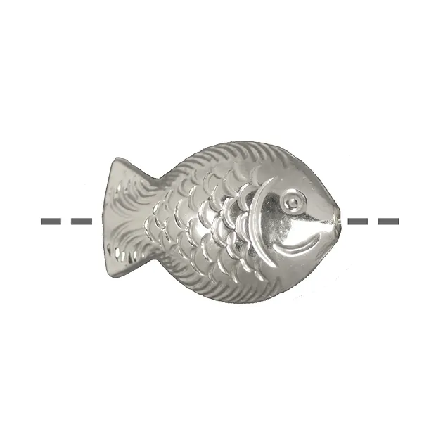 Pisces 25mm, silver (1 pc./ PU) | wholesaler gems, healing stones & jewelry