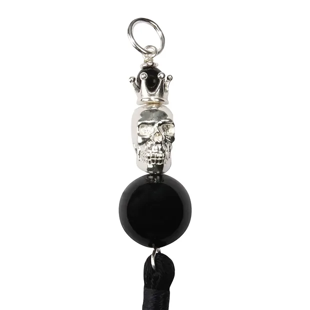 Schädel 13 x 12mm, von oben gebohrt, Silber (1 St./VE) | Marco Schreier