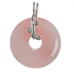 Clip a cerniera per ciambella da 30 mm, argento, a cascata | Marco Schreier