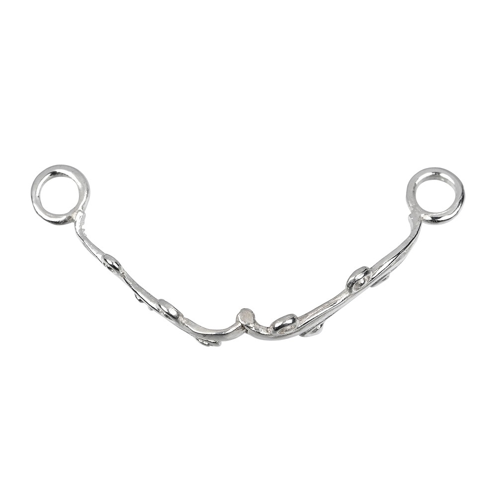 Clip a cerniera per ciambella da 40 mm, argento, a cascata | Marco Schreier