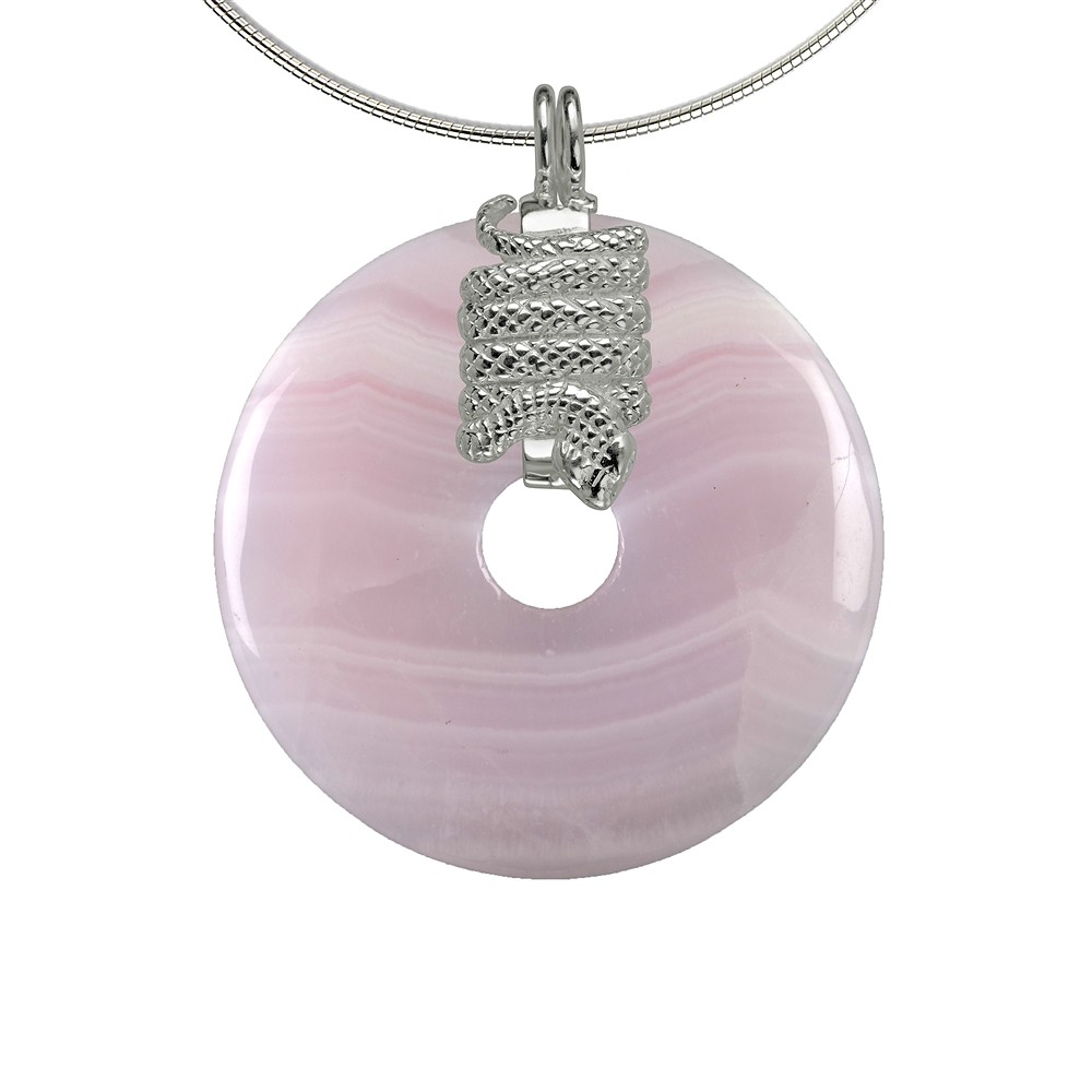 Clip de bisagra para donut de 40 mm, plateado, serpiente | Marco Schreier