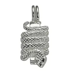 1905702451 Clip a cerniera per ciambella da 40 mm, argento, serpente | Marco Schreier