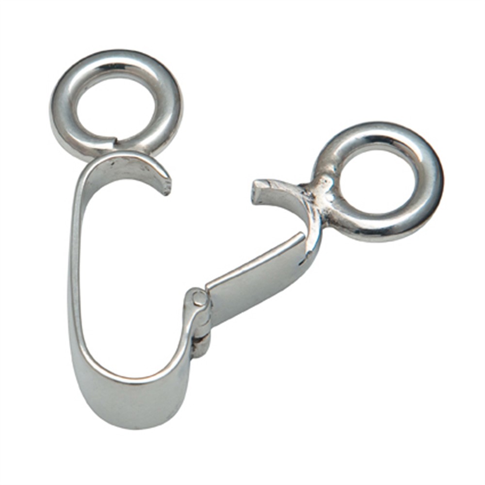 Scharnierclip Silber matt, für 50mm Donut (groß) | Marco Schreier