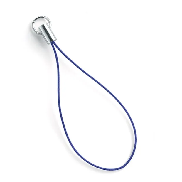 Cell phone lanyard light blue, silver (3 pcs./ PU) | Marco Schreier
