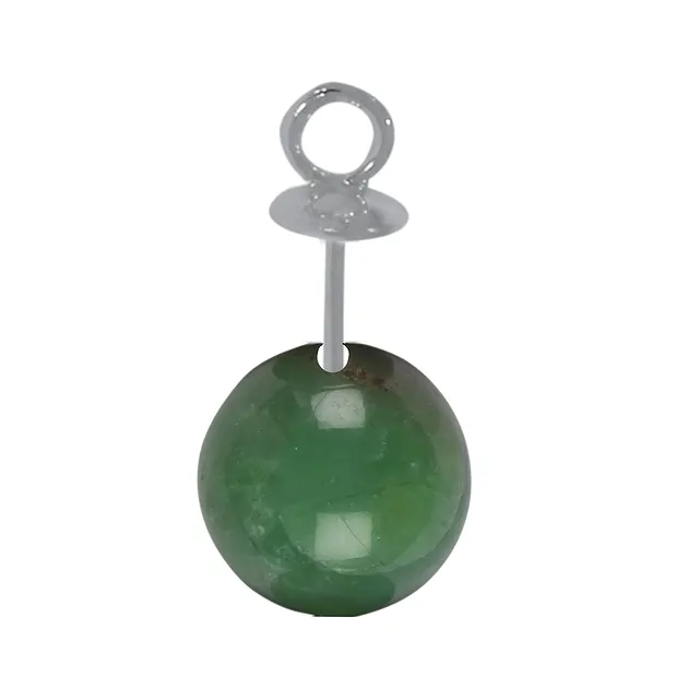 Pin with eyelet and cap, silver (18 pcs./ PU) | wholesaler gems & healing stones