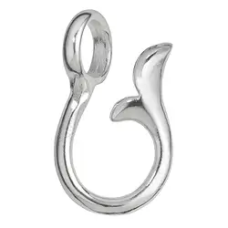 1905824021 Colgante para charms "aleta de ballena" brillante, 17mm (3 uds./VE) | Marco Schreier