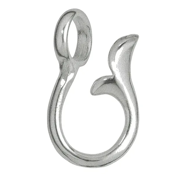 Einhänger für Charms "Walflosse" matt, 17mm (3 St./VE) | Marco Schreier