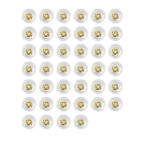Earstud fuse silicone (40 pcs./ PU), gold-plated | Marco Schreier