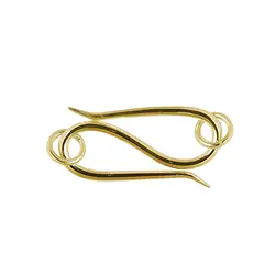 1909201181 Haken Standard 18mm, Silber vergoldet (3 St./VE) | Marco Schreier