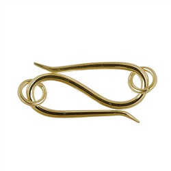 1909201301 Crochet standard 30mm, argent doré. (1 pc/UC) | Marco Schreier