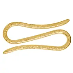 1909201302 Gancio standard 30 mm, argento placcato oro opaco (1 pz./ UC) | Marco Schreier