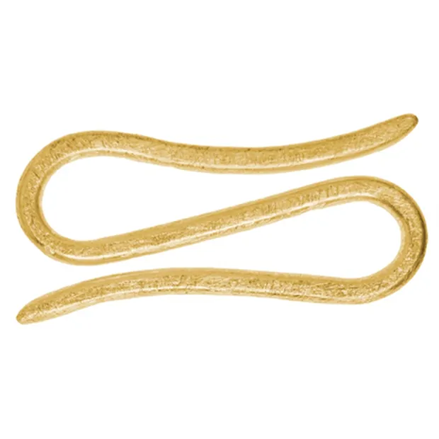 Hook standard 30mm, silver gold-plated matt (1 pc./ PU) | Marco Schreier